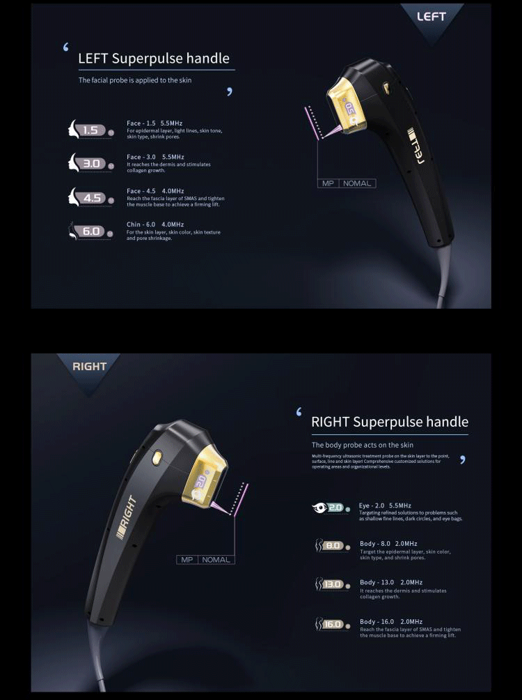 beauty salon portable hifu machine facial lift
