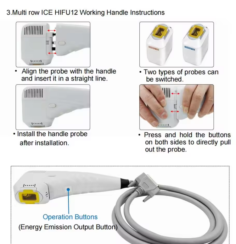 hifu rf ultrasonic facial machine