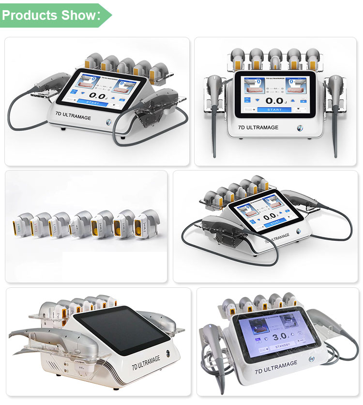 Portable 7d hifu ultrasound face lift skin tightening machine for sale
