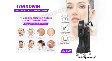 Fractional CO2 laser machine
