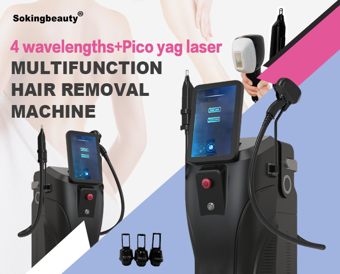 4 wavelength laser hair removal machine