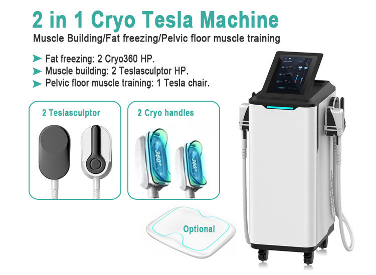 2in1 360 Cryo Teslasculptor Machine