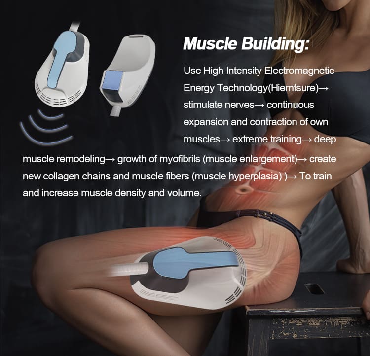 4 handles ems sculpting machine