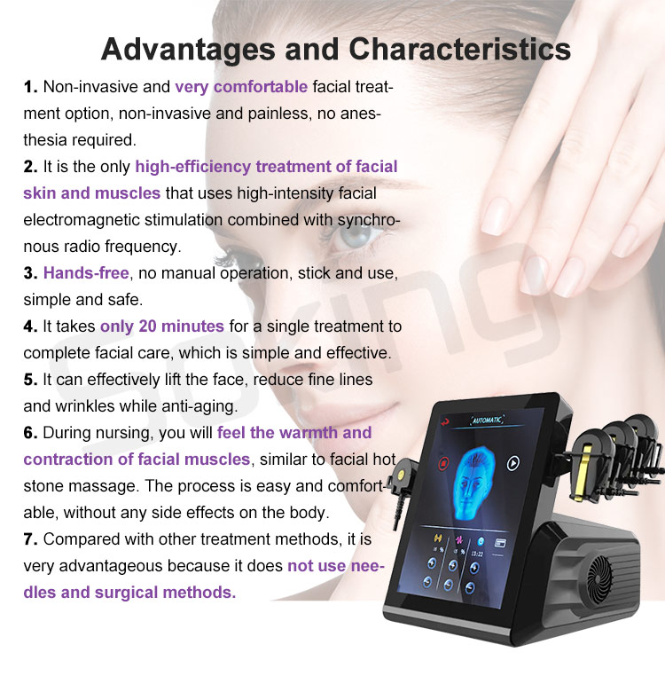 ems microcurrent face lifting device