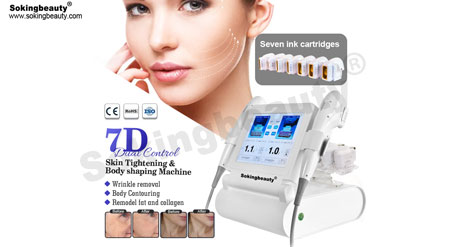 7D hifu face lifting machine