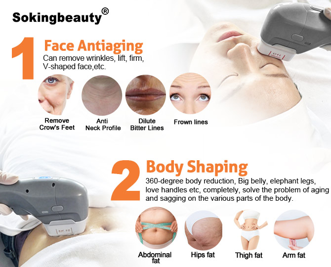 Desktop Dual‑Handles HIFU Beauty equipment