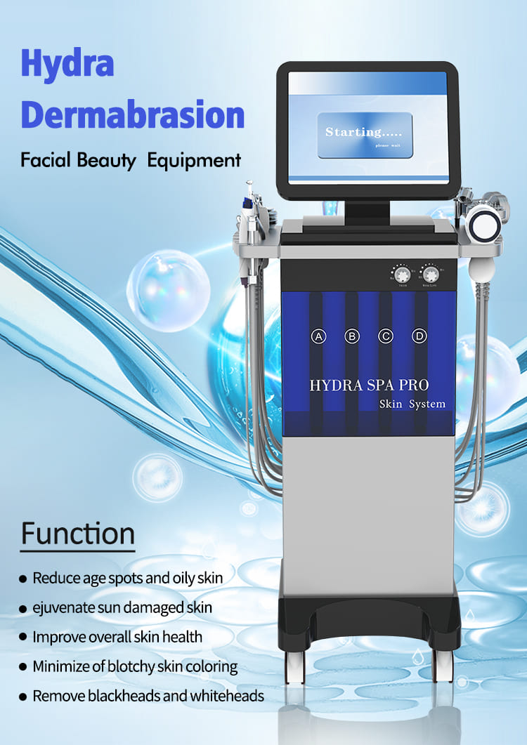 14 in 1 oxygen Hydra Facial Microdermabrasion Beauty Equipment