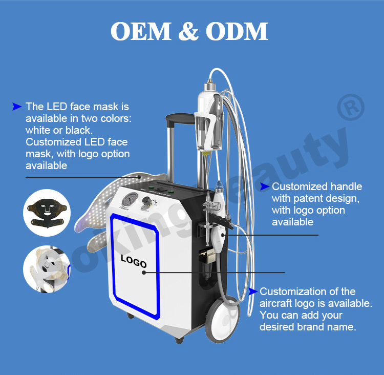 Suitcase water Oxygen Jet Peel Beauty Machine