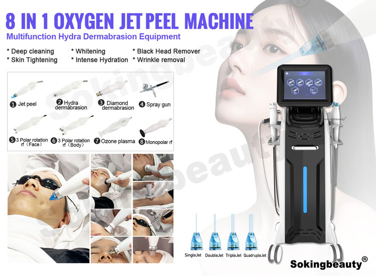 water oxygen jet peel machine