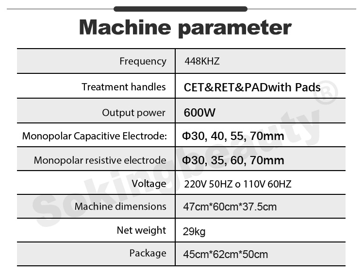 448khz tecar therapy device