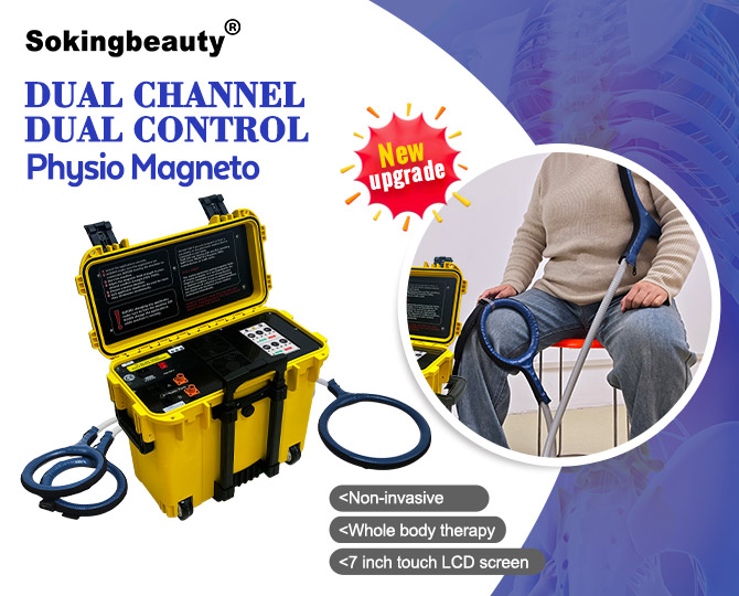 yellow dual control pemf equipment