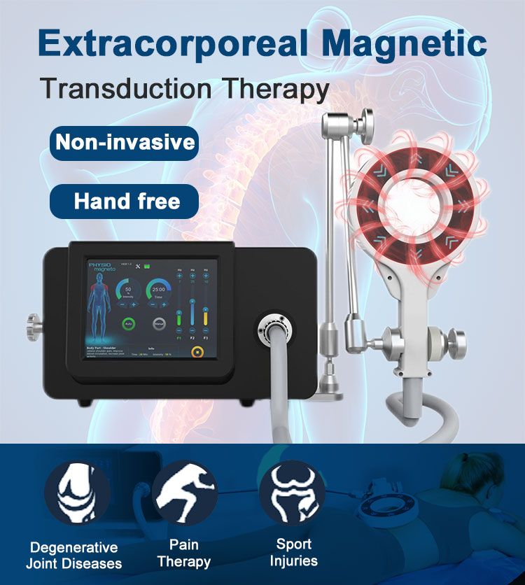 Extracorporeal PEMF Magnetic Therapy Pain Relief Machine Sports  Rehabilitation