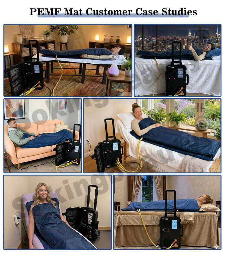 dual channel pemf mat device