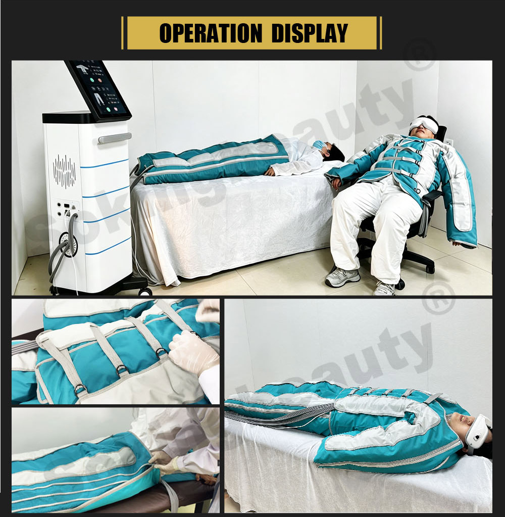 Vertical 3 in 1 Lymph Drainage equipment