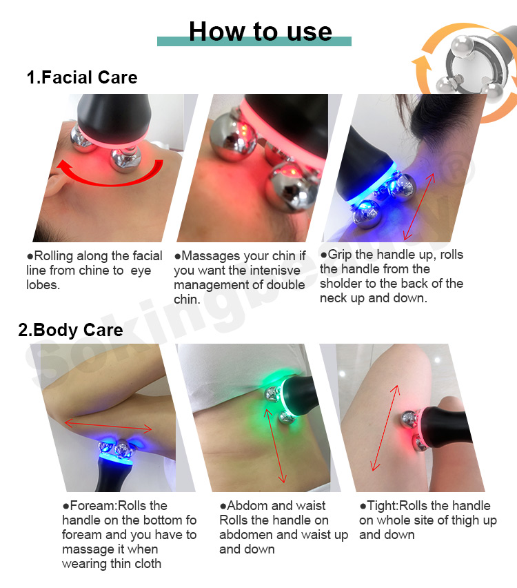 360 rf body massage machine