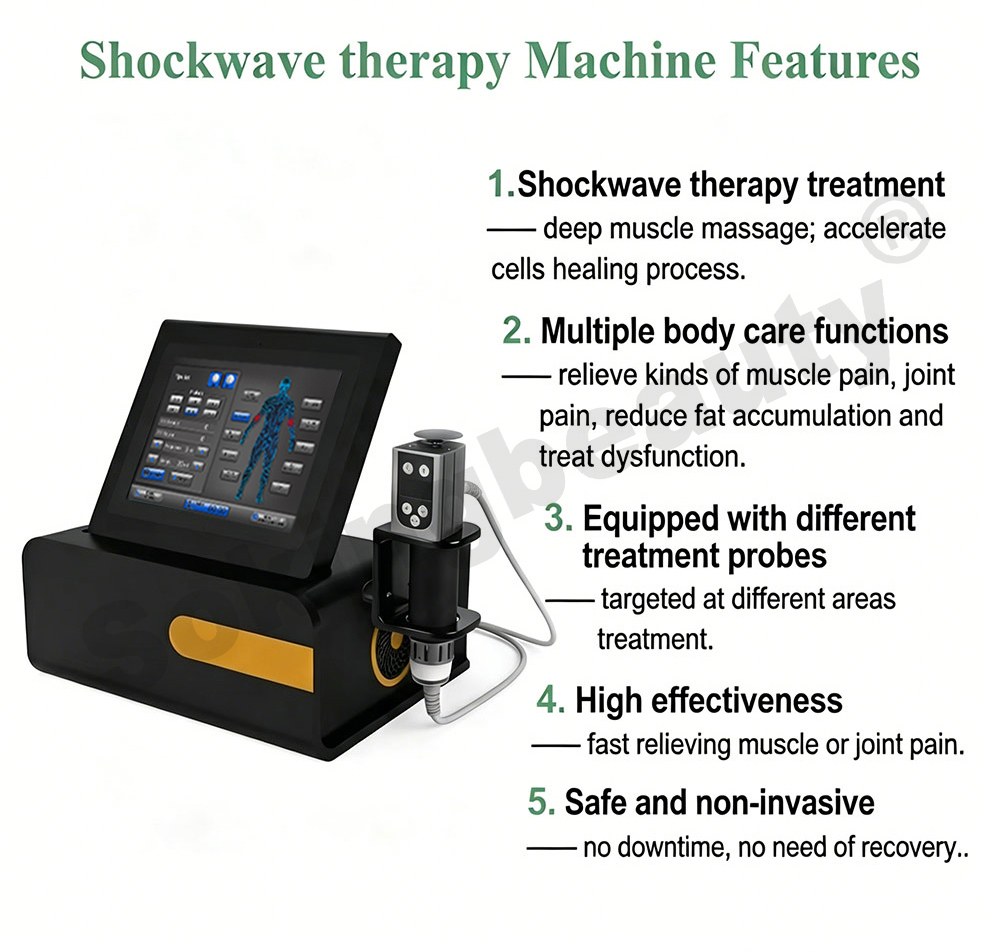 Shockwave massage therapy Machine