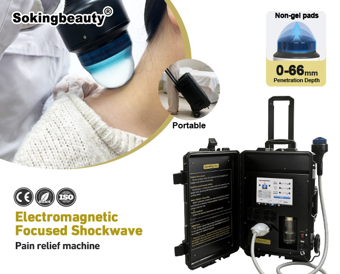 Trolley‑Case Focused Shockwave device