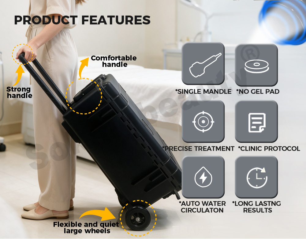 Trolley‑Case Shock wave device for sale