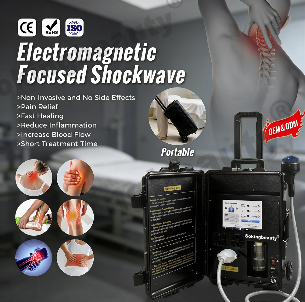 Trolley‑Case Shock wave machine for sale