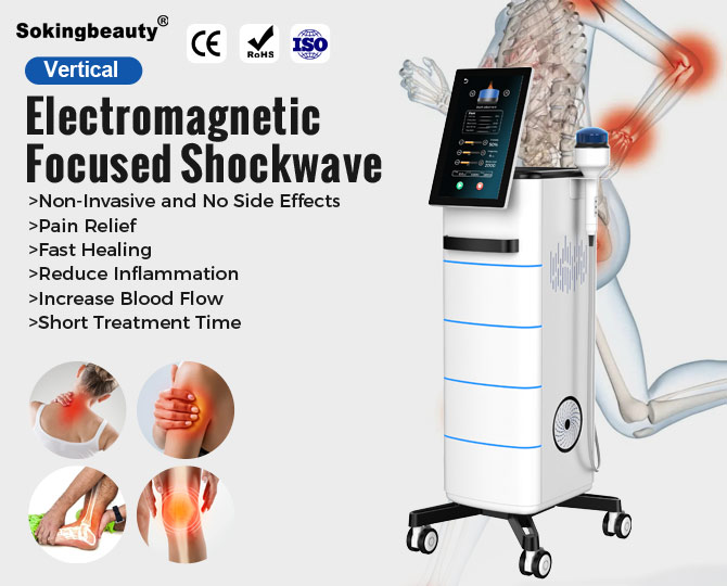 standing focused shockwave device