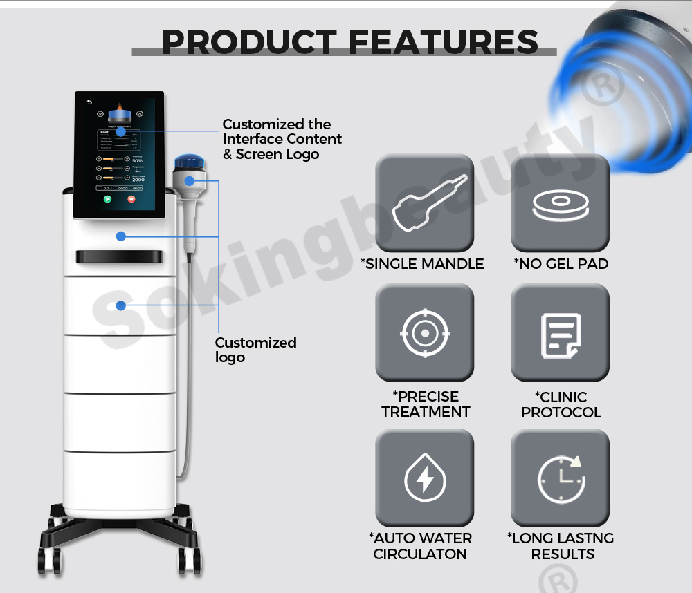 vertical focused shockwave machine