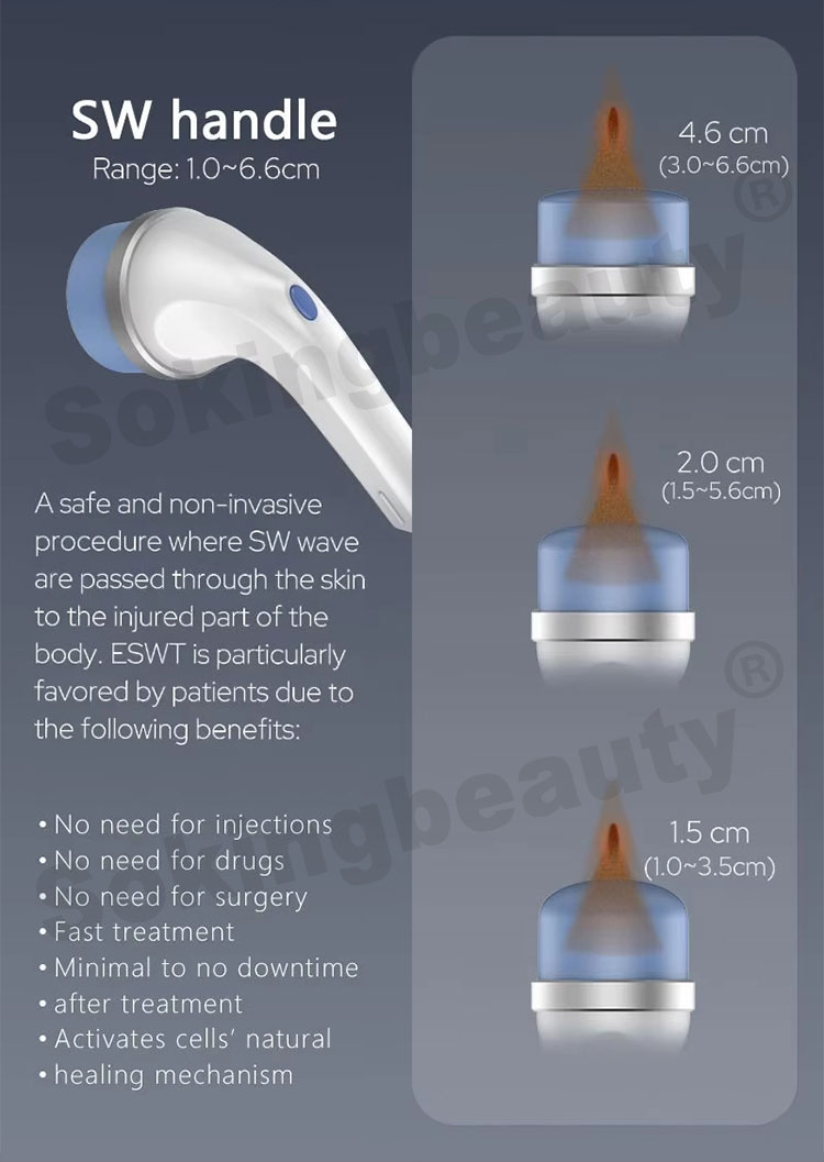 broad focused shockwave therapy machine