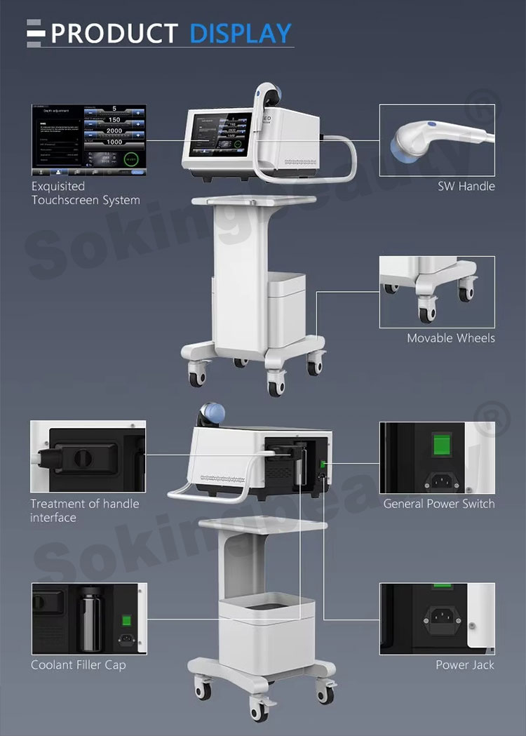 broad focused shockwave therapy machine