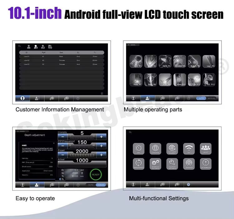 broad focused shockwave therapy machine