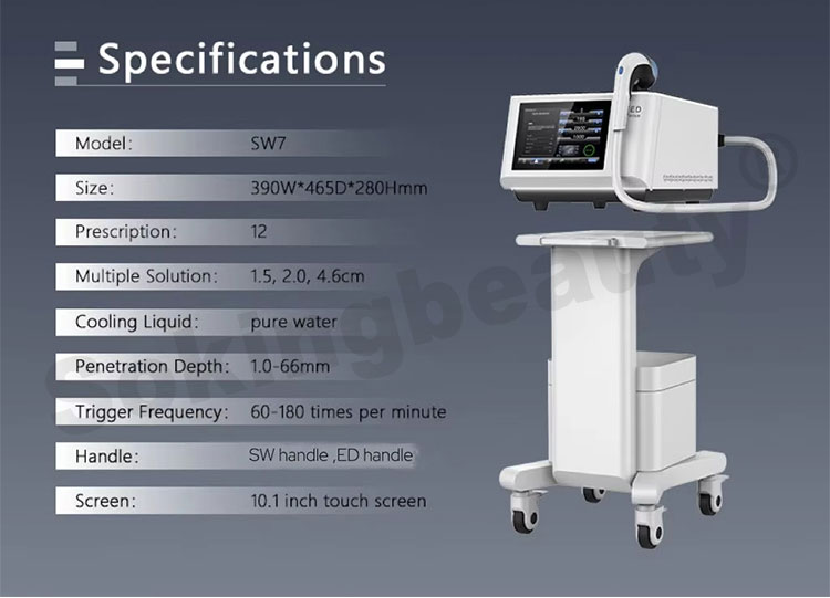 broad focused shockwave therapy machine