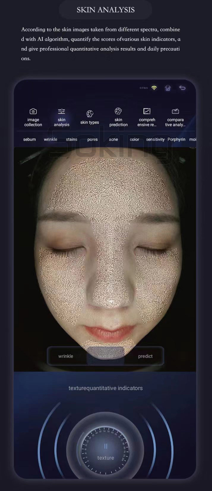 skin analysis machine