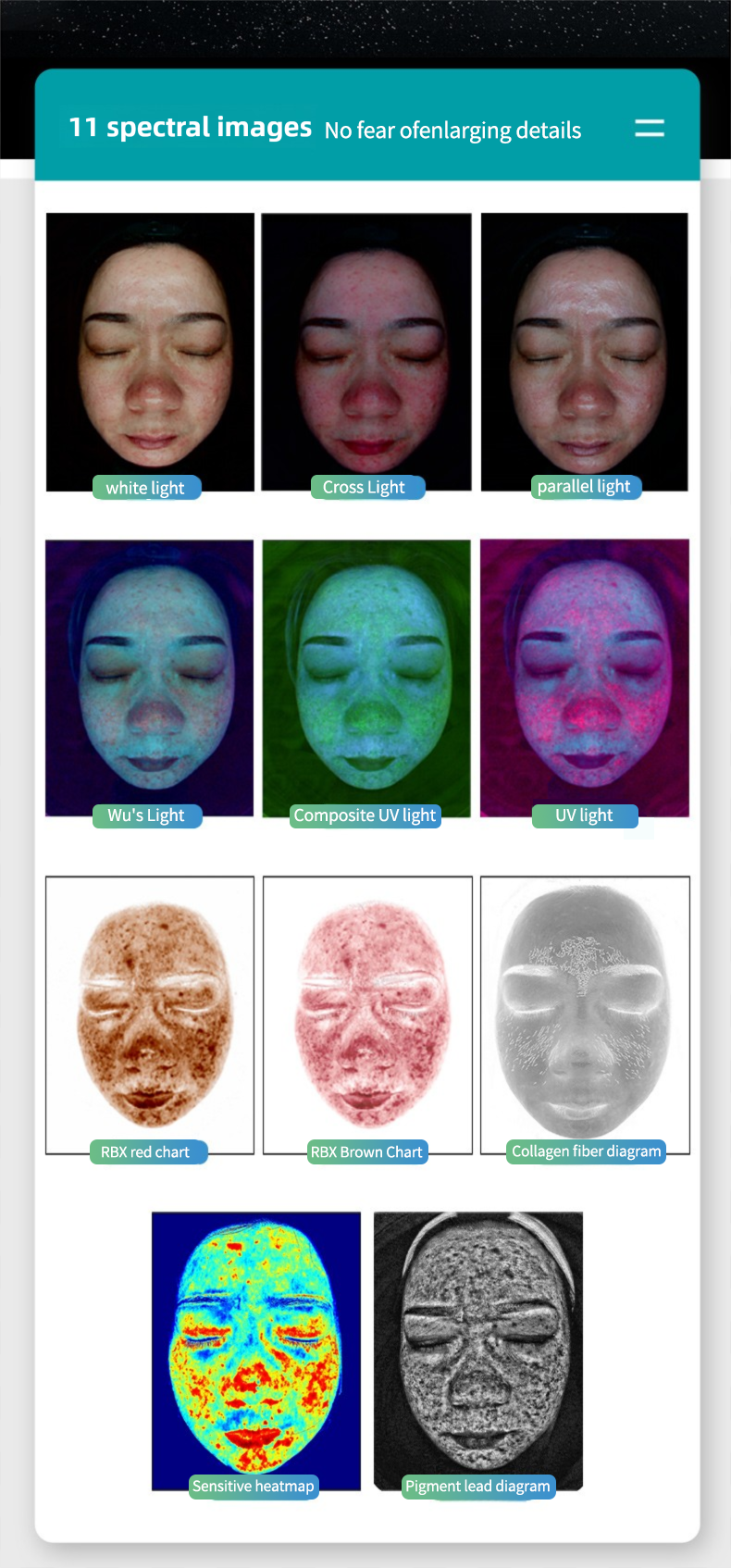 s5 ai skin image analyzer machine