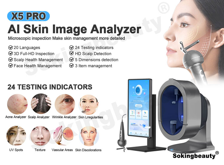 Multi‑Spectral Facial Skin Scanner machine