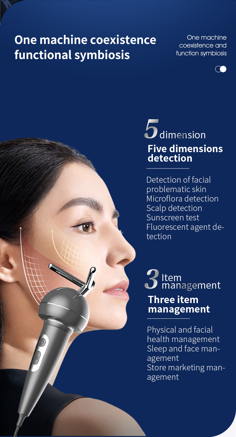 facial test analysis x5 pro machine