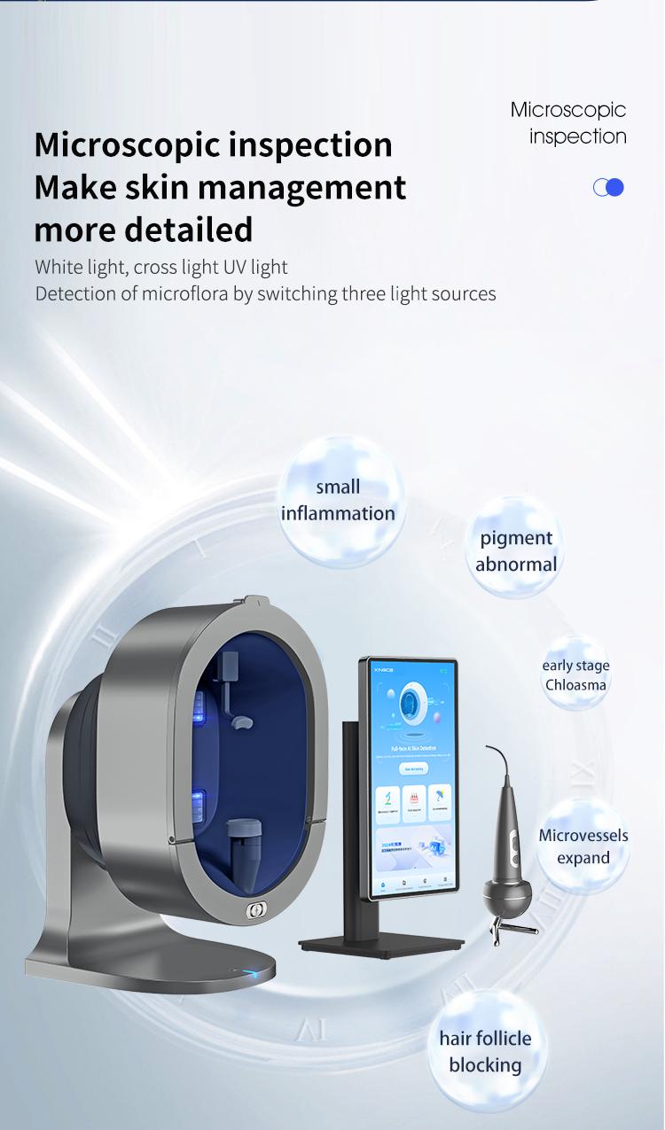 facial test analysis x5 pro machine