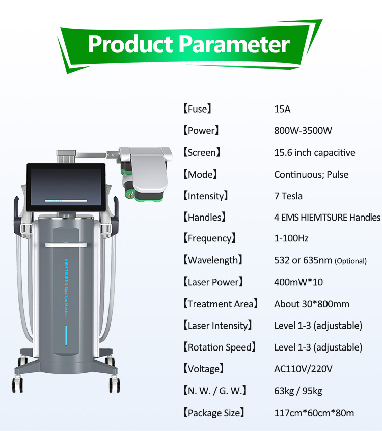 10d laser lipo ems muscle building machine04