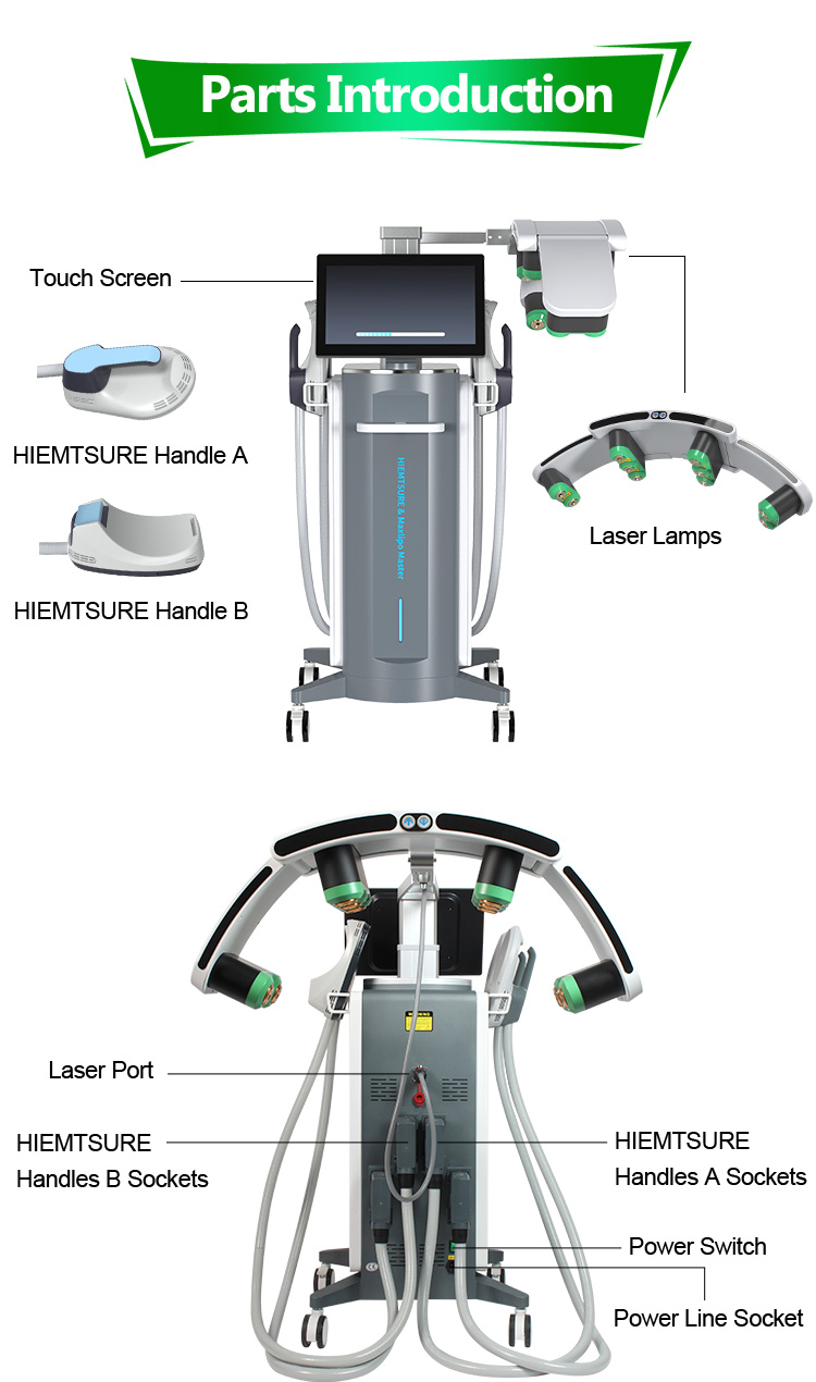 10d laser lipo ems muscle building machine05