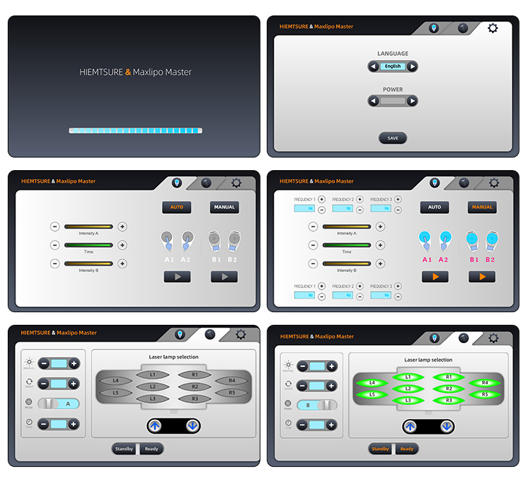 10d laser lipo ems muscle building machine07