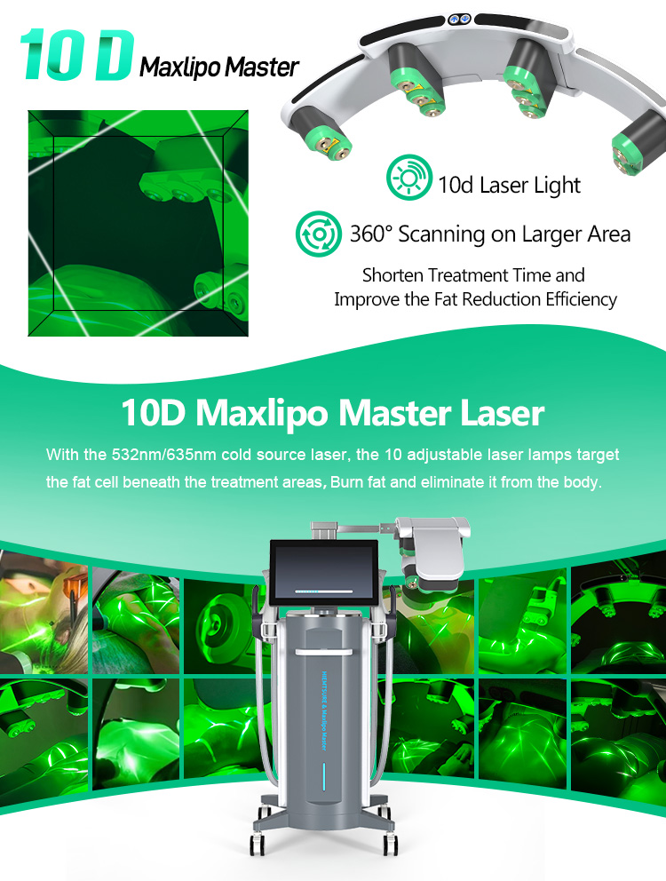 10d laser lipo ems muscle building machine13