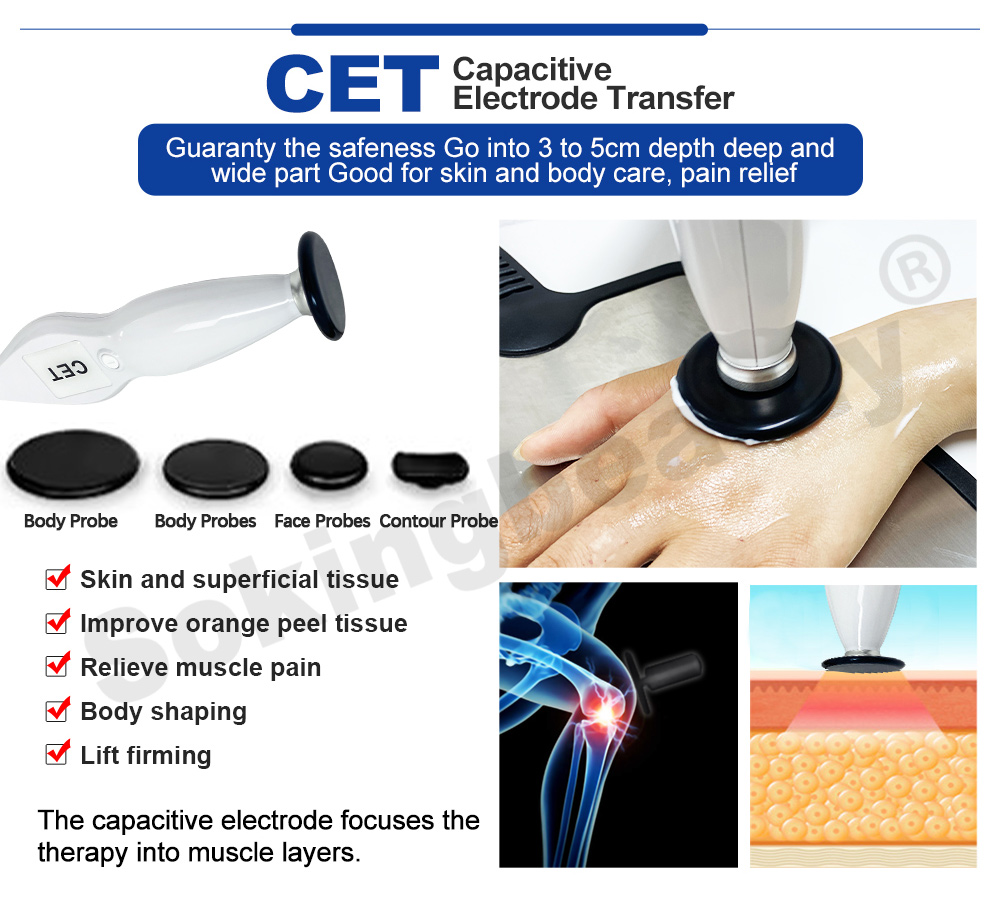 Portable‑Suitcase 448KHz Tecar Machine | CET & RET Wellness Diathermy ...