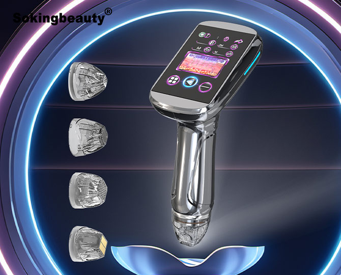 RF face lifting device