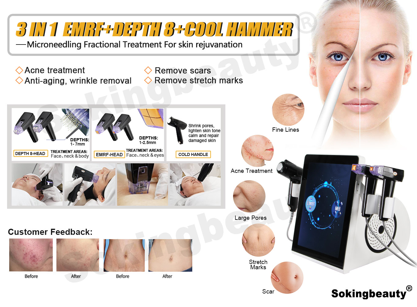 Crystallite Depth 8 beauty machine