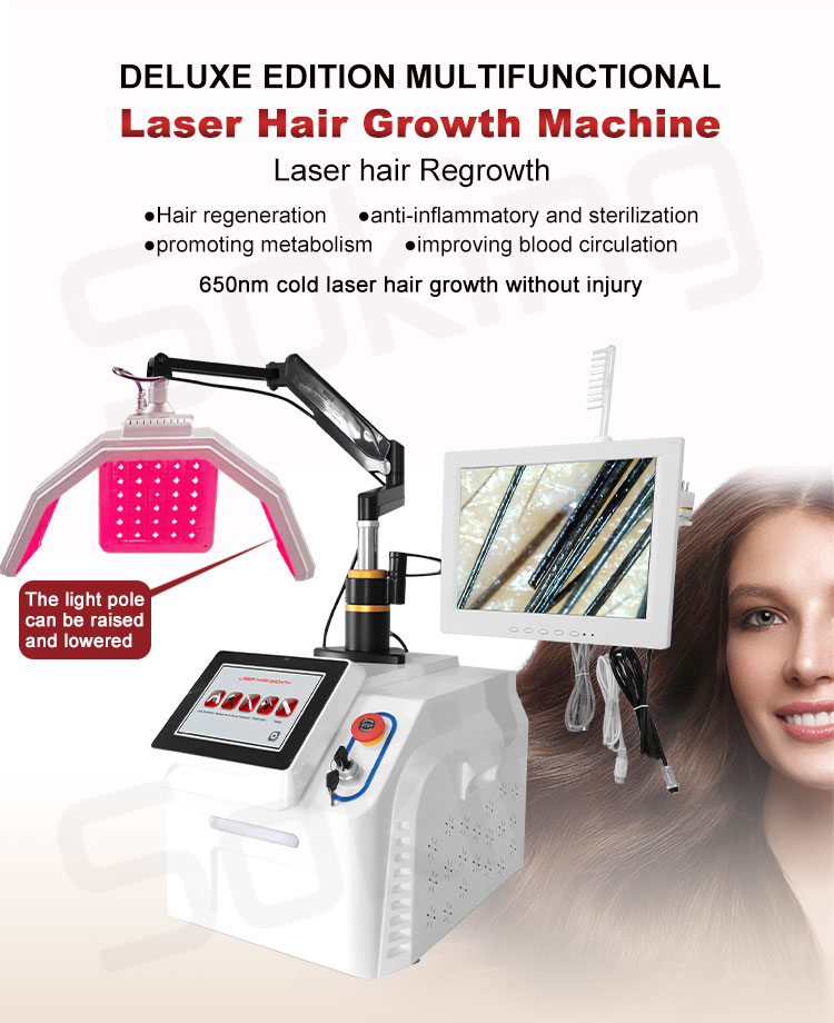 low laser hair growth machine