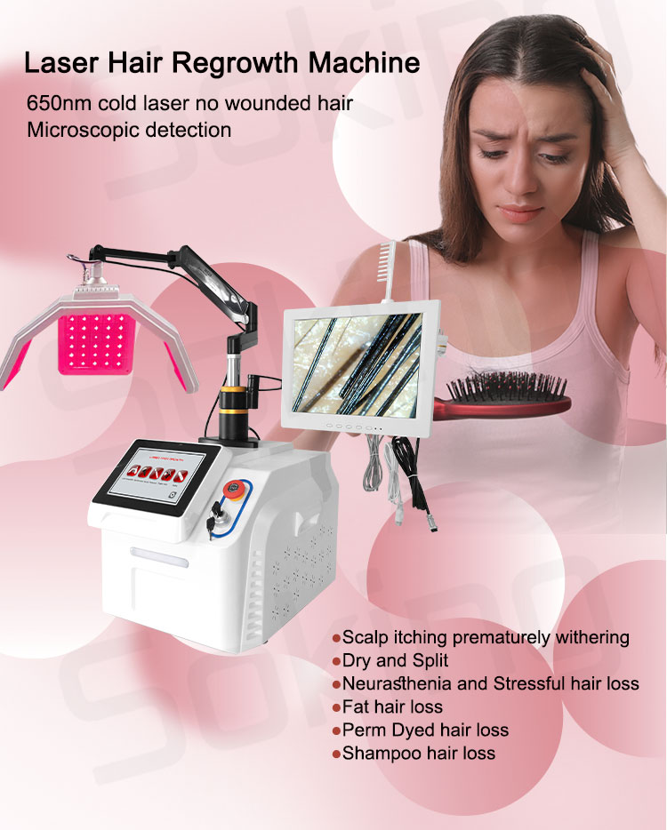 red hair growth laser machine
