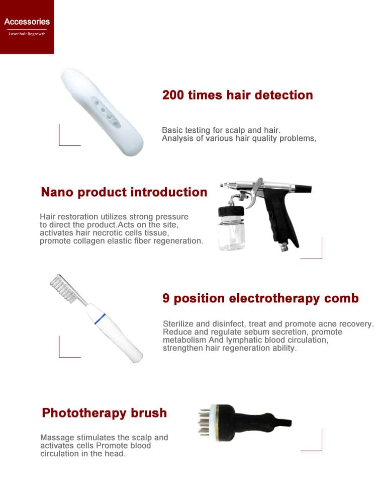 high frequency machine for hair growth