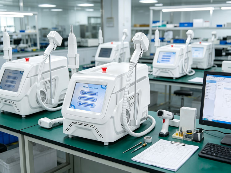 Multifunctional laser beauty machine