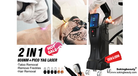 2 in 1 hair removal equipment