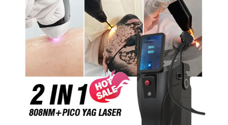 Commercial diode laser tattoo removal device