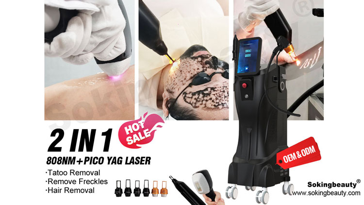 Multifunctional tattoo removal machine