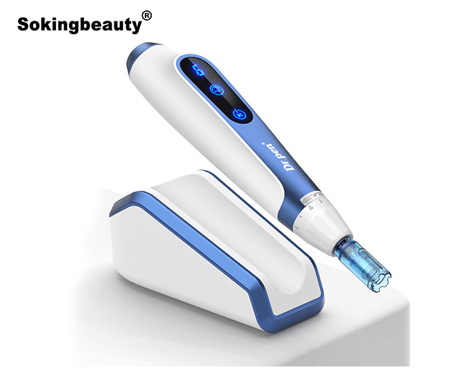 Portable microneedling pen