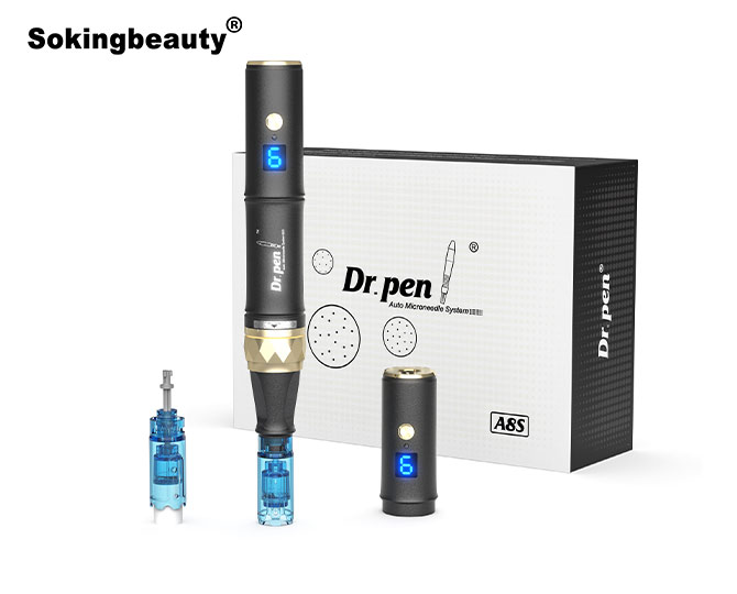 adjustable depth microneedling pen